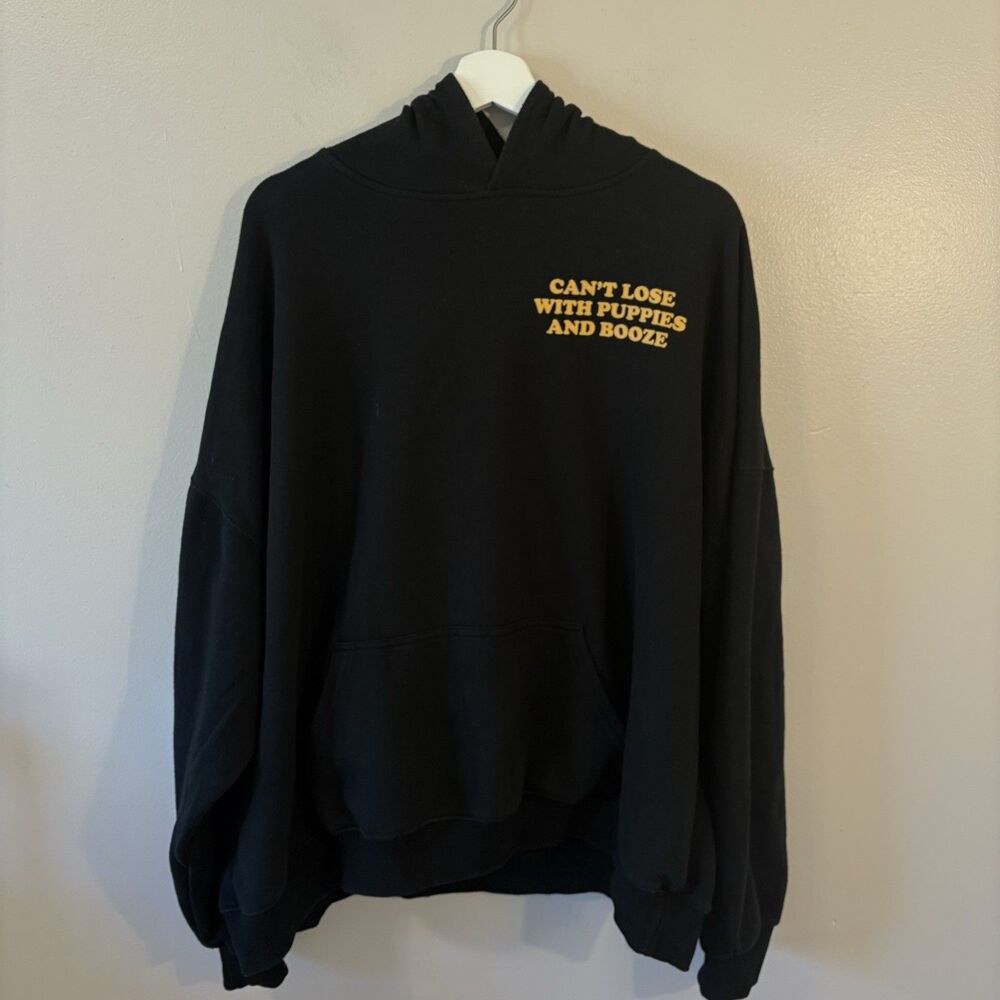 Can’t Lose With Puppies And Booze Hoodie Live Forever Unisex